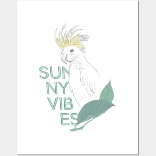 Cockatoo sunny vibes Posters and Art